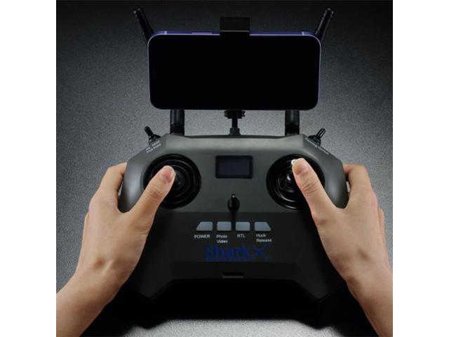 SharkX GPS Fishing Drone with Bait Release | Carrying Case Included