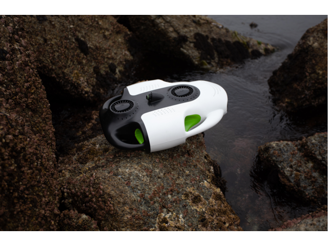 Youcan Robot BW Space Pro Professional Underwater Drone with Camera 4K UHD Image 1080P Stable Signal Transmission, Remote Control, 330ft Diving Depth,ROV,100M Tether