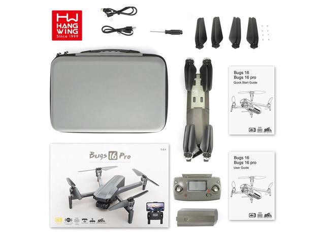 Camera Drone 4K Hot Selling Amazon Sellings Rc Photography Fpv Hd Foldable Bugs 16 Pro 3 Axis Droni Drones